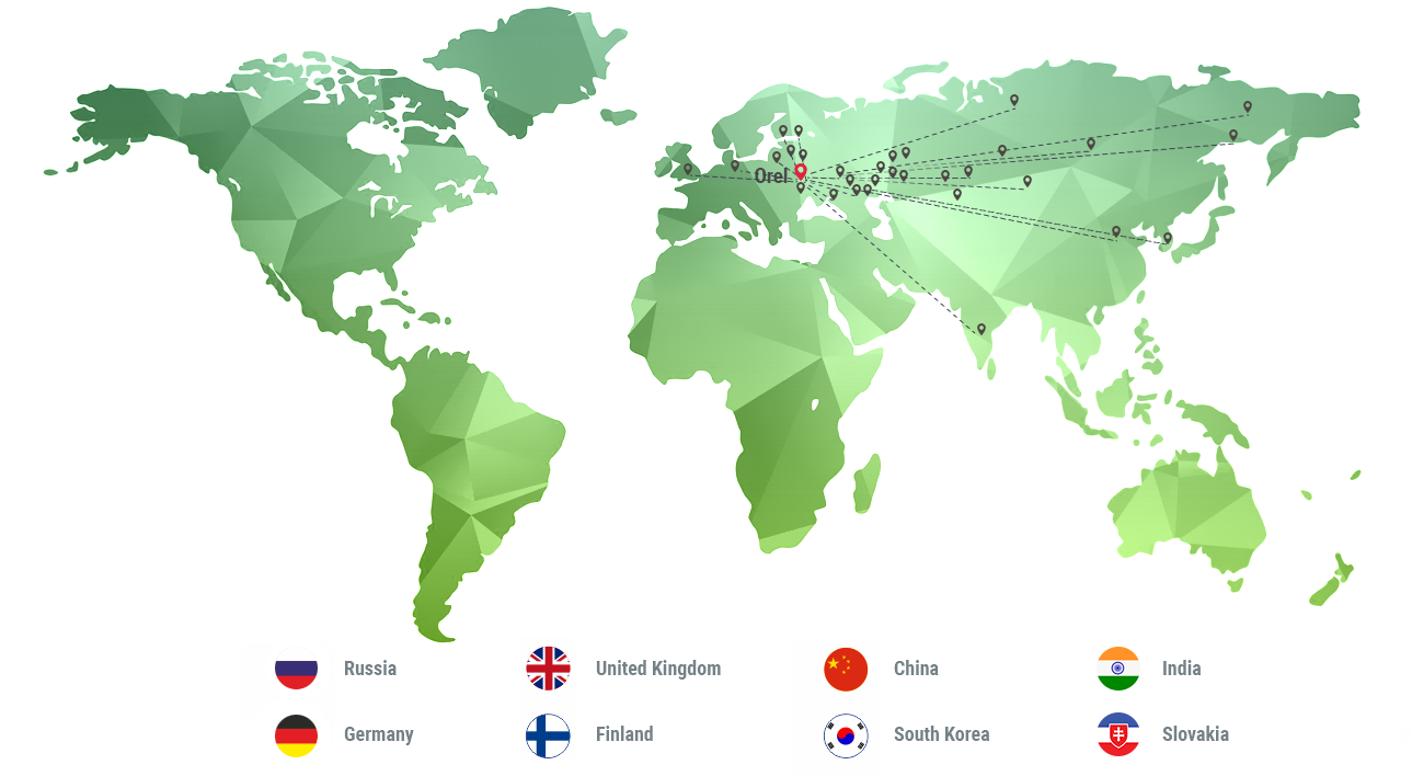 We are open for cooperation all over the world